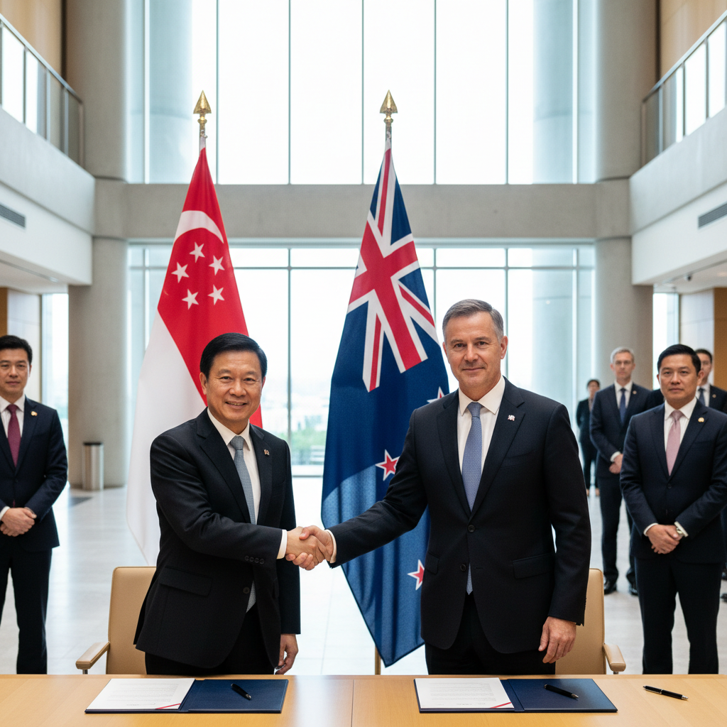 Révolution des chaînes d'approvisionnement : Singapour et la Nouvelle-Zélande signent le premier accord mondial sur les fournitures essentielles