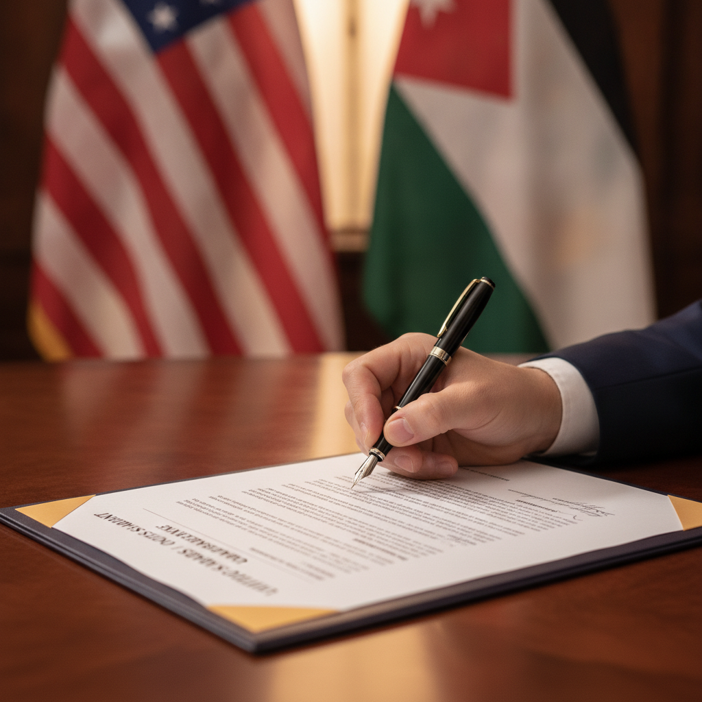 Les États-Unis signent un accord commercial historique avec la Jordanie : tarifs plafonnés à 10% et nouvel accès textile préférentiel