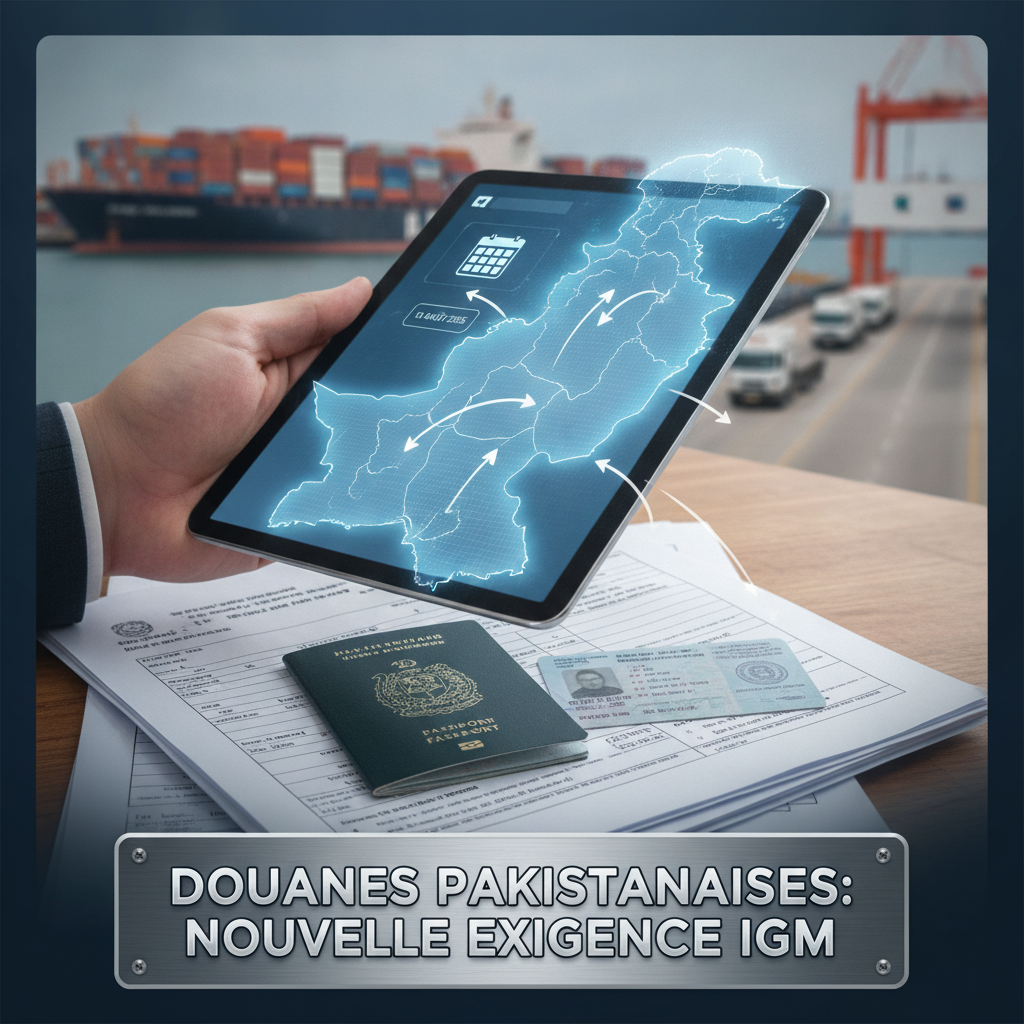 Dans 3 jours, le Pakistan impose l'identification obligatoire des destinataires sur tous les manifestes d'importation : nouvelles exigences documentaires pour chaque envoi maritime et terrestre dès le 15 août 2026