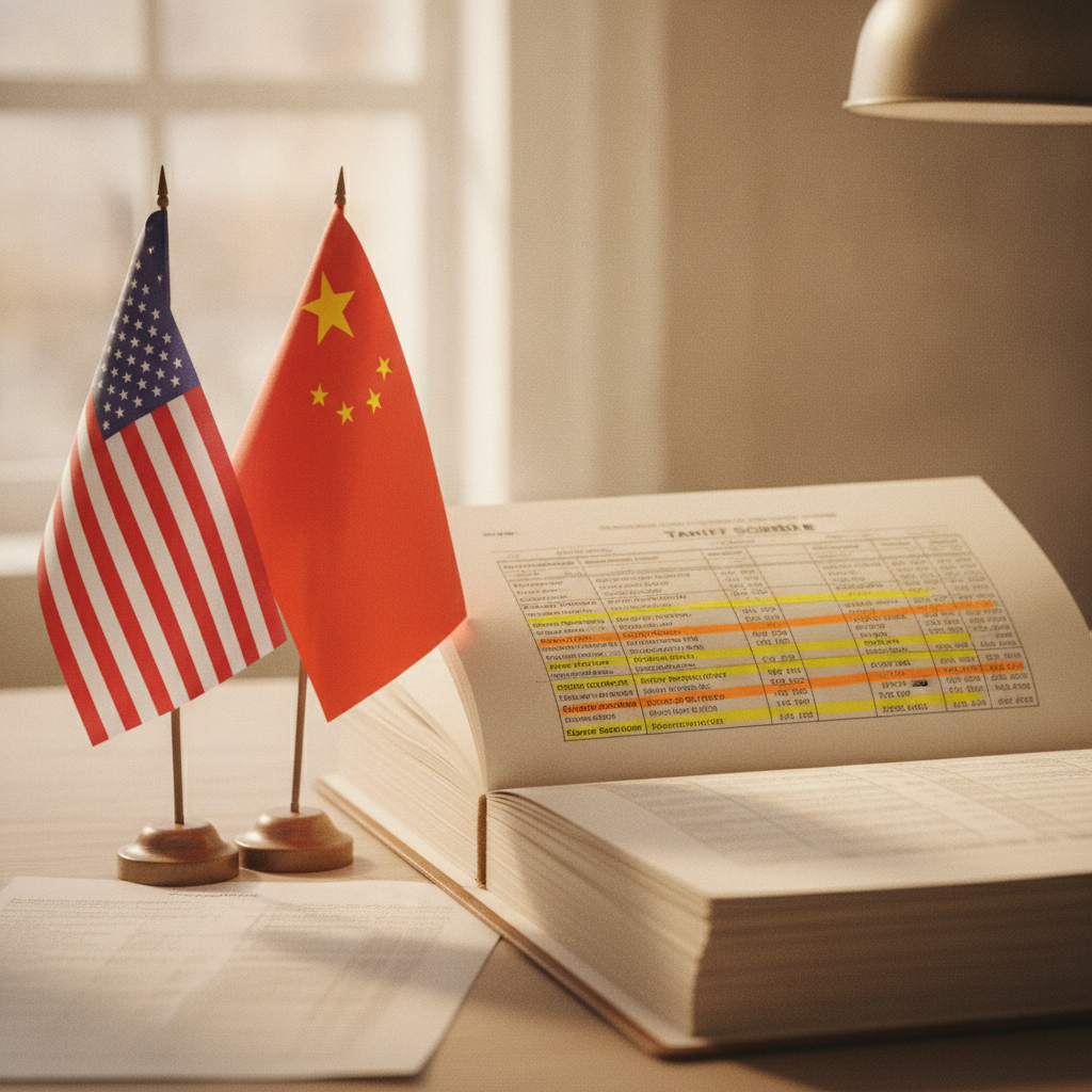 Les États-Unis et la Chine publient les listes officielles de produits pour 60 milliards de dollars de réductions tarifaires : 77 lignes chinoises et 1 619 lignes américaines détaillées hier